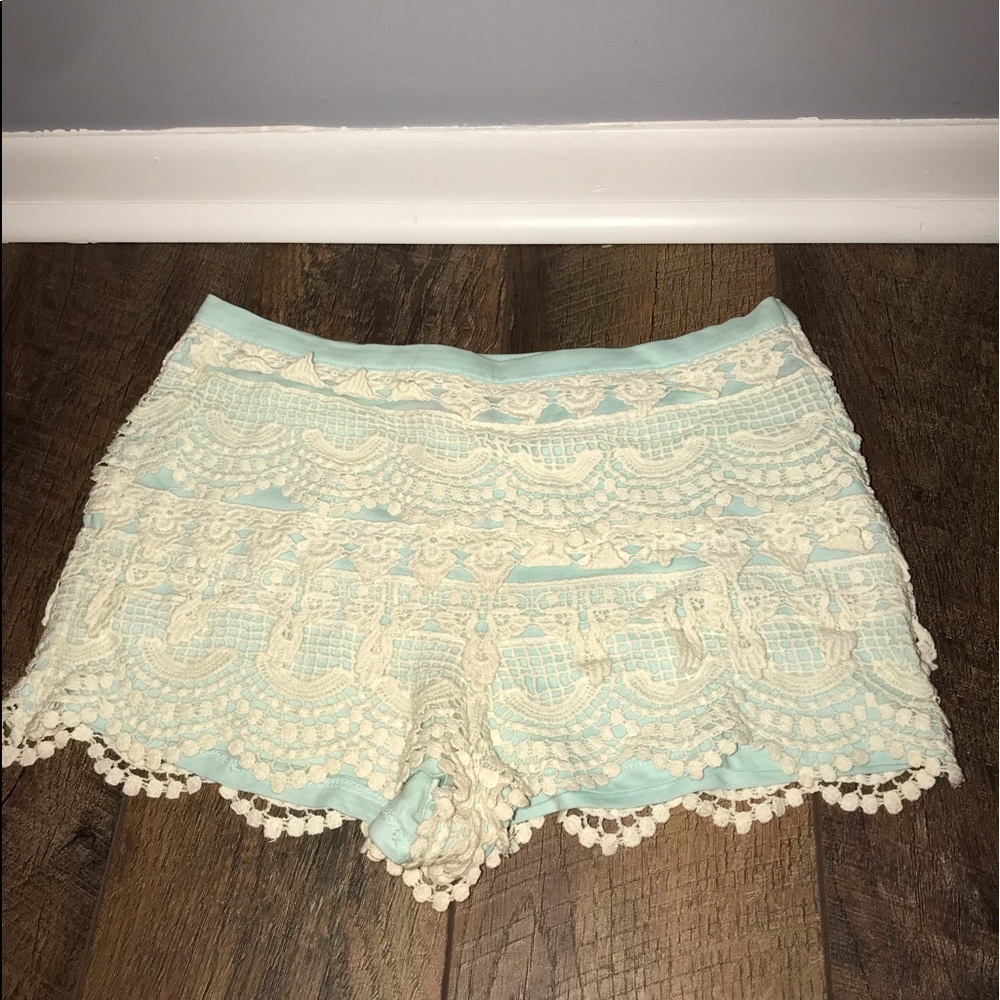Deja Vu lace shorts